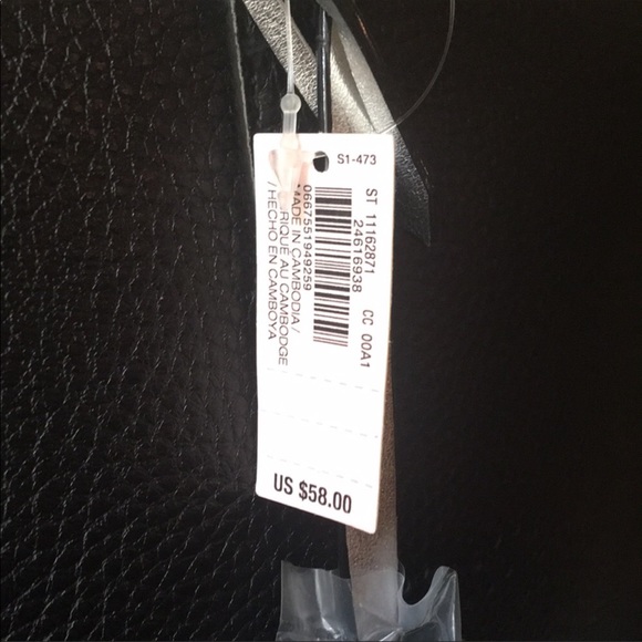 Bundle 2 Victoria’s Secret Totes NWT Black w/ Silver Tassel & 1 Gray Stu… - Picture 4 of 15